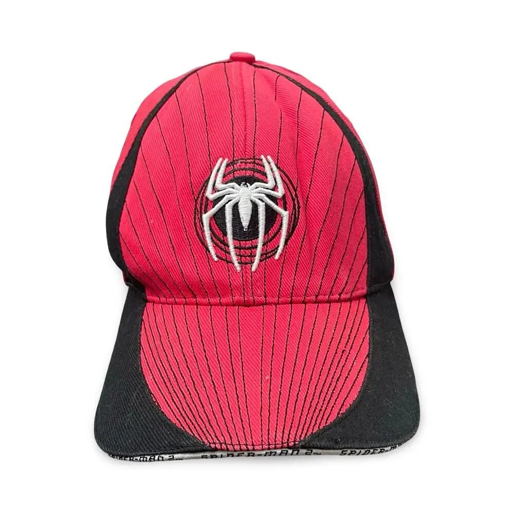 Vintage 2004 Spider-Man 2 Movie Promo Hat Marvel Crew Cap Tobey Raimi Y2K OSFA